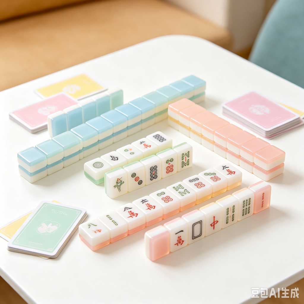 real acrylic mahjong tiles